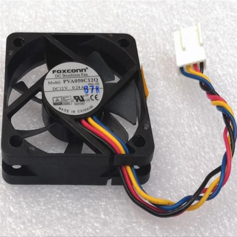 

Wholesale: 5010 PVA050C12Q 12V 0.24A four-wire PWM silent fan