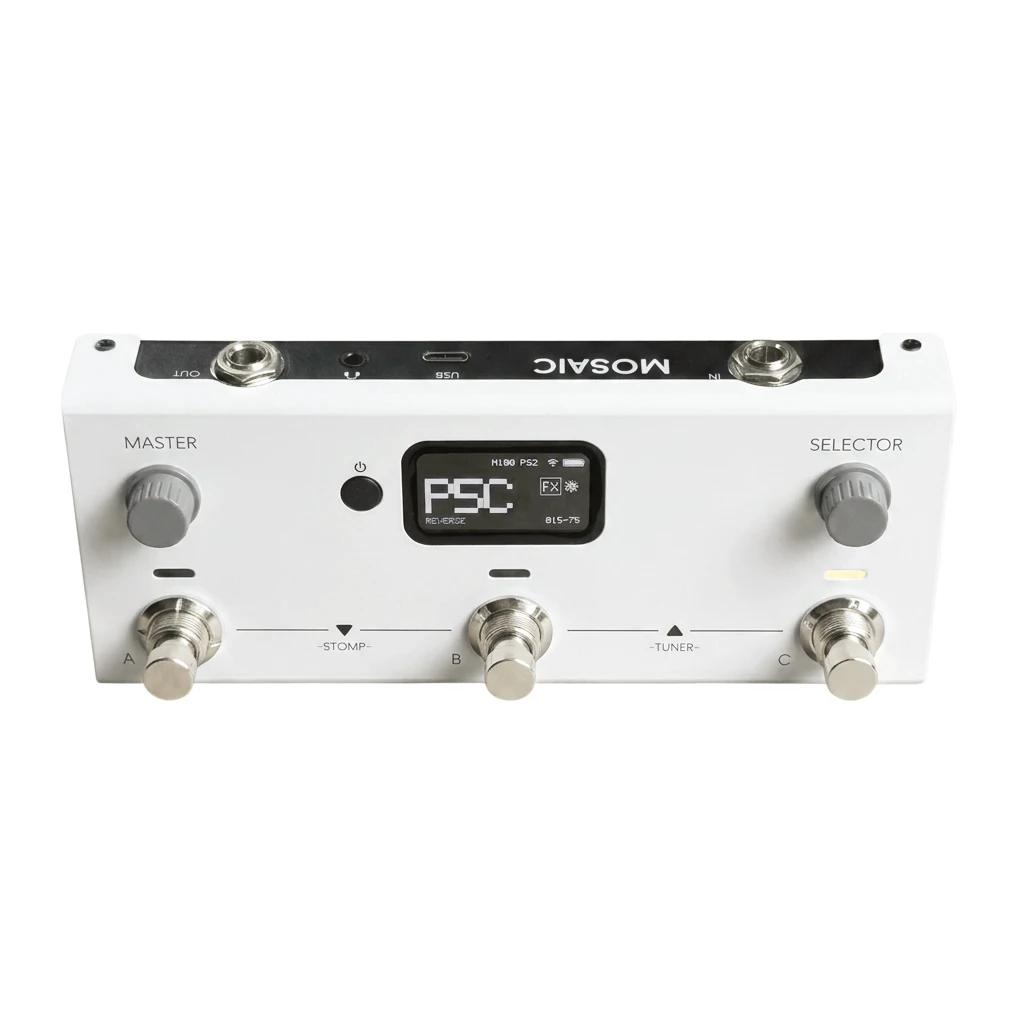 LIVTRA MOSAIC Pedal Multi-Effects Processor Effect Pedal AI Stem Separation Effector NAM for Acoustic Electric Guitar Bass