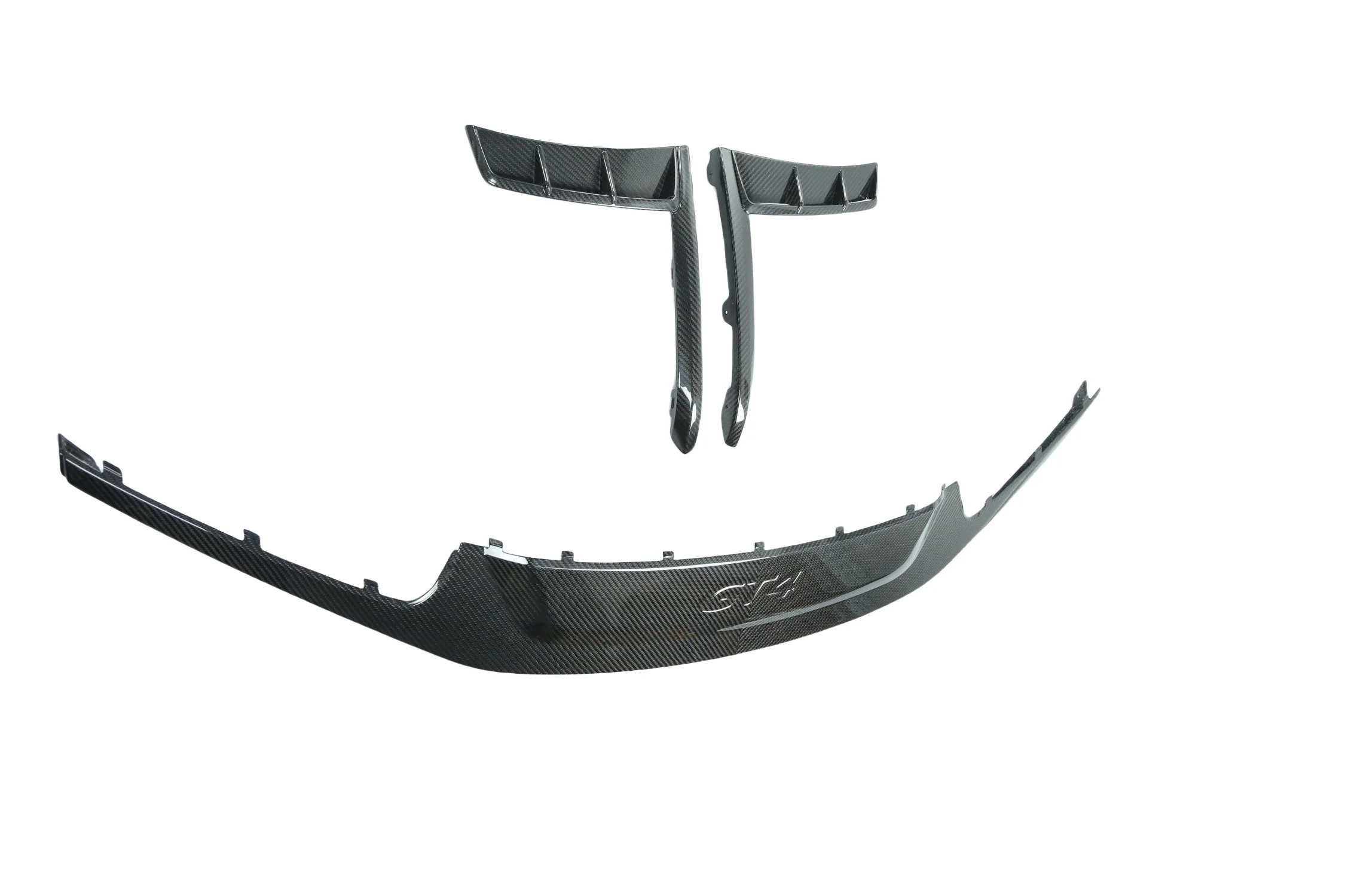 مناسبة لبورشه 718 982 GT4 ألياف الكربون الشفة الأمامية