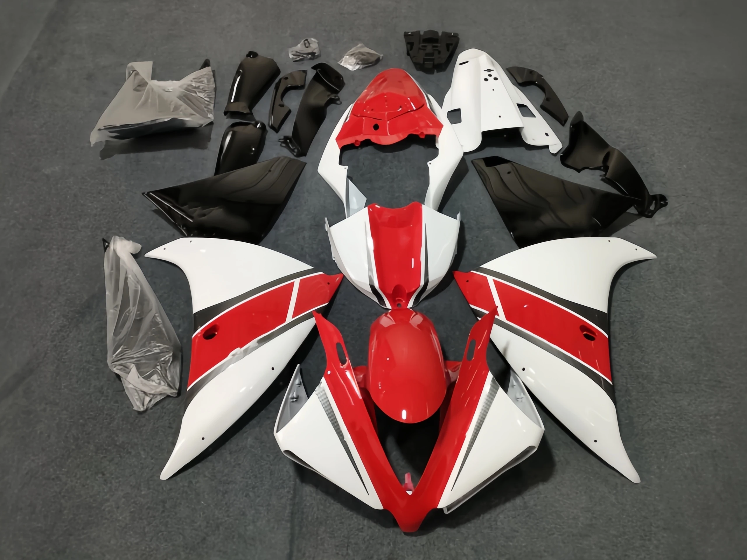 High Quality Complete Flow Motorcycle Parts YZF R1 12-14 years  ABS Plastic Fairing Kit