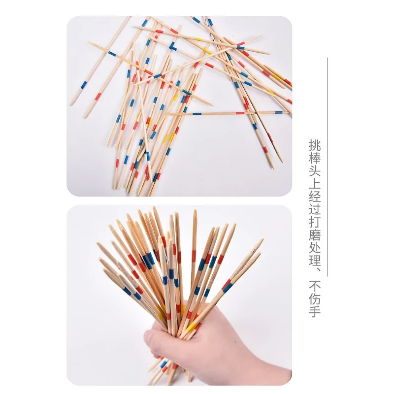 عصا خشبية لعبة طفل ألعاب تعليمية MIKADO شابيل Mikado لعبة عصا ألعاب تفاعلية لعبة أطفال الأسرة مجلس لعبة