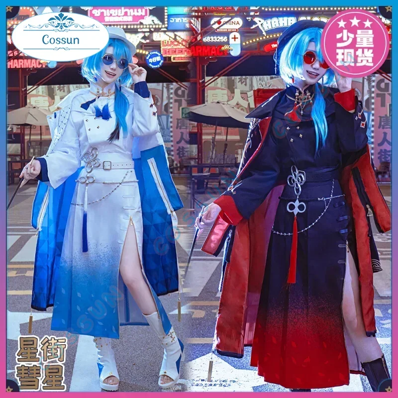 

VTuber Hololive Hoshimati Suisei Cosplay Costume Halloween Game NIJISANJI Suit Anime Clothes Lovely Women Role Play