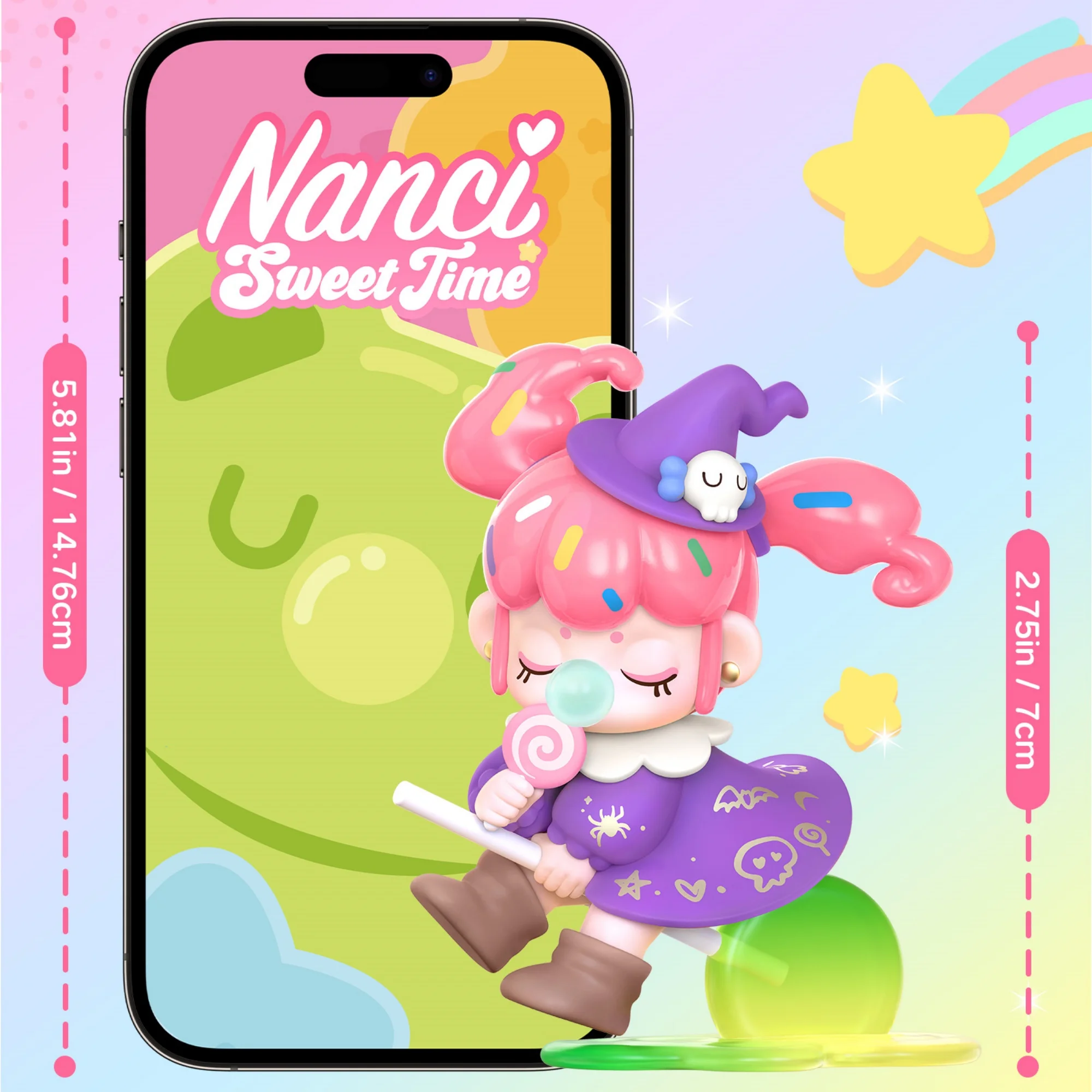 Rolife Nanci Blind Box Nanci's Sweet Time Action Figure Collectible Doll Toys Surprise Box for Kids Friends Adults - view 3