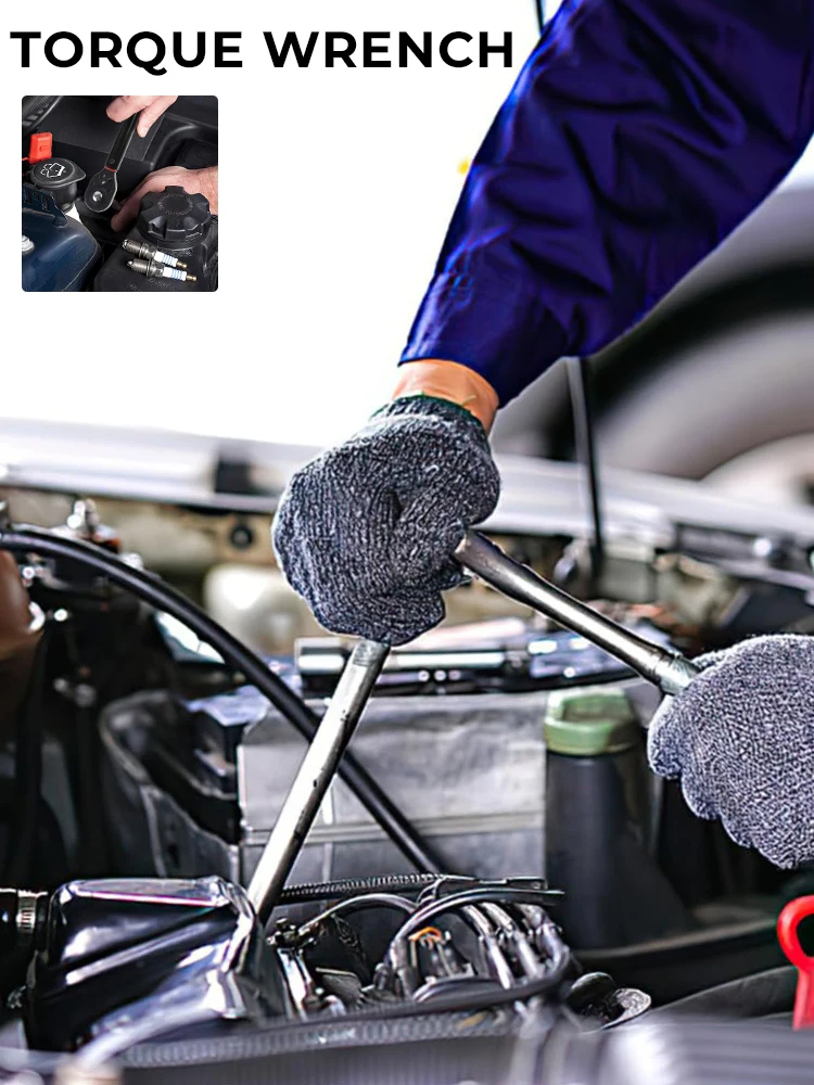 

3-230 N.m Torque Wrench 1/4 1/2 3/8 Inch Square Drive Torque Wrench Adjustable Ratchet Head Professional Bicycle Automotive Tool