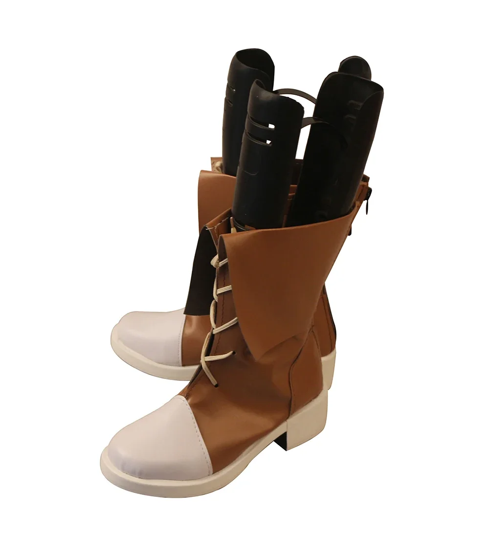 Tales of Berseria Velvet Crowe Cosplay Boots Brown Shoes Custom Made Any Size for Adults and Kids