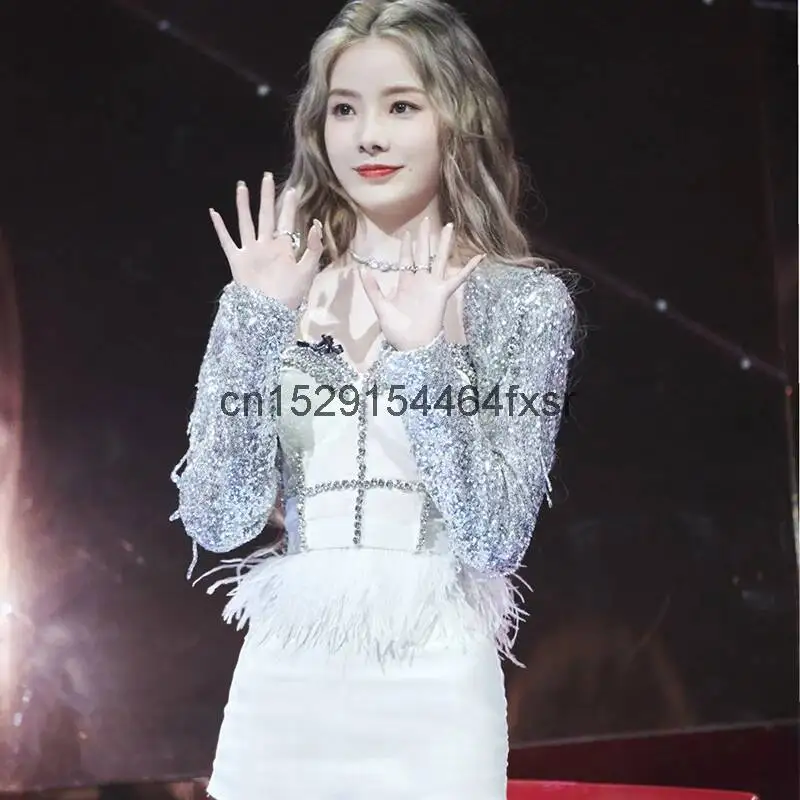 

Performance Stag Same Style Costume Korean Style Girl Group Jazz Dance Song Costume Star Style Stage