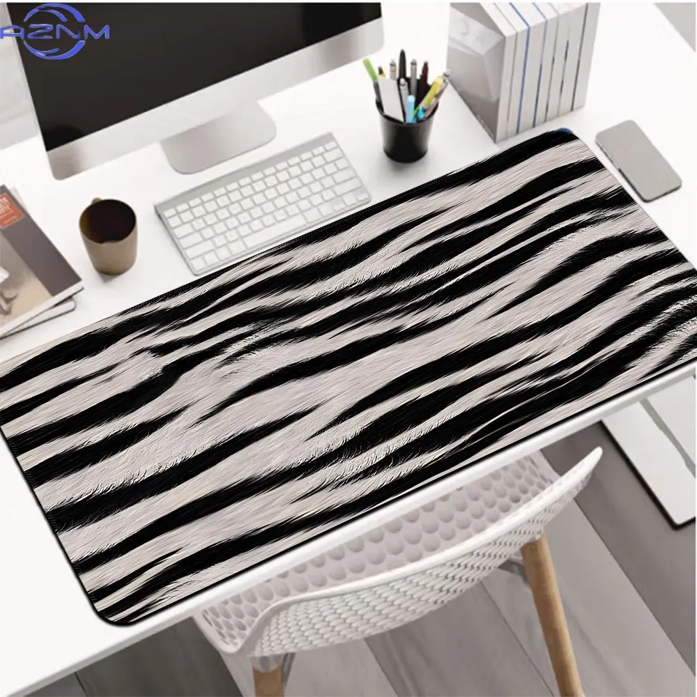 Pink Leopard Computer Mouse Pad Anti-Slip Extended Gaming Desk Mat For Laptop