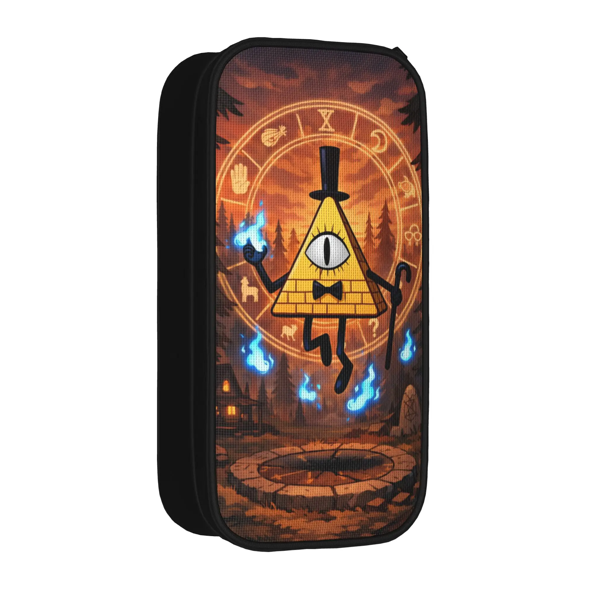 G-Gravity Falls Pencil Cases New   Pen Holder Pencil Bags Student Large Storage Students School Gift Pencilcases