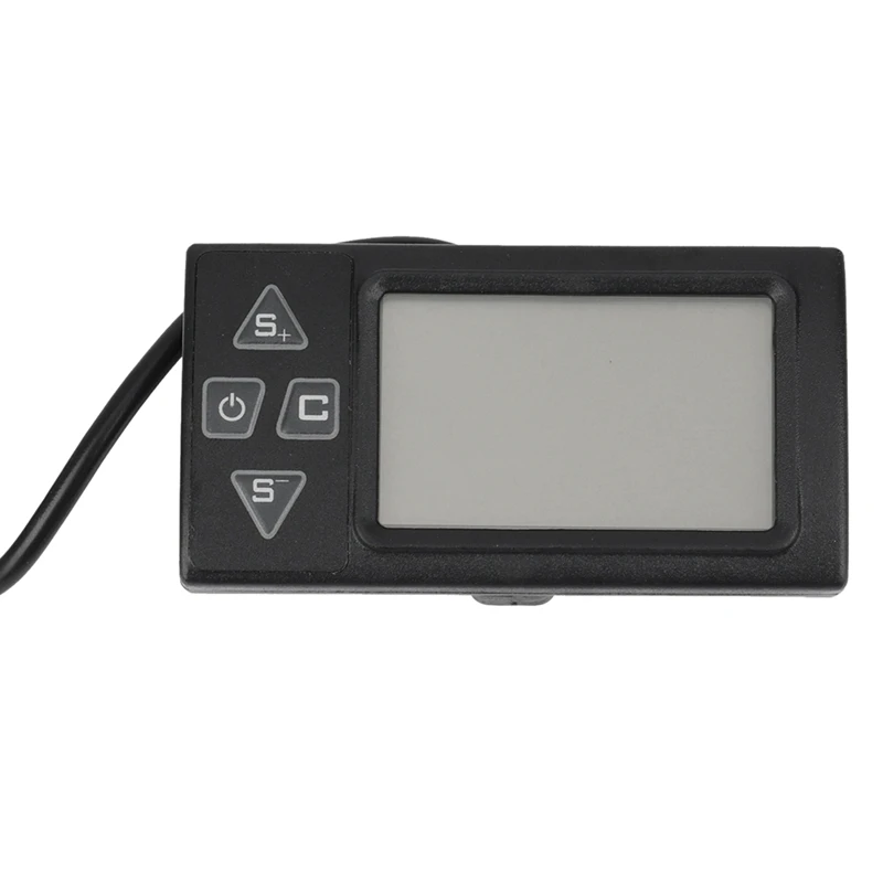 Pantalla LCD S861 para bicicleta eléctrica, conector impermeable, 6 pines, 24V, 36V, 48V, Control Manual, velocímetro