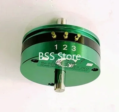 CPP45B Double Output Shaft 6mm Precision Conductive Plastic Potentiometer 1K 2K 5K 10K 20K 500Ω Green Detector Angle Sensor