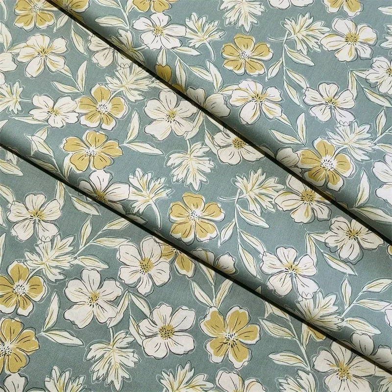 

Vintage Floral Leaf Pinecone High Density Soft Fabric 62.99×39.37inch for Bedding/Curtains/Dresses/Bags Handmade & Home Decor