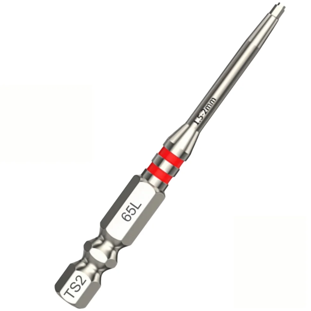 Alloy Steel Hex Screwdriver Bits 65mm 100mm Long with Magnetic Tip for Power Tools and Precision Assembly Work