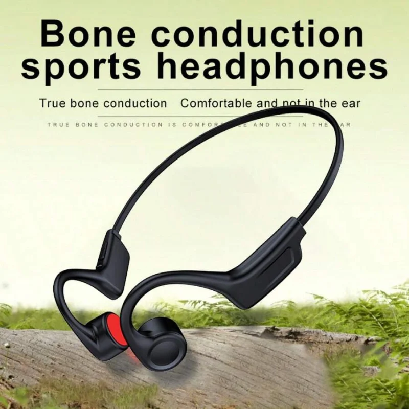 

Bone Conduction Headphones, 2025 Upgrade Open-Ear True Wireless Workout Headset With Microphones, Type-C Charging Long Battery L