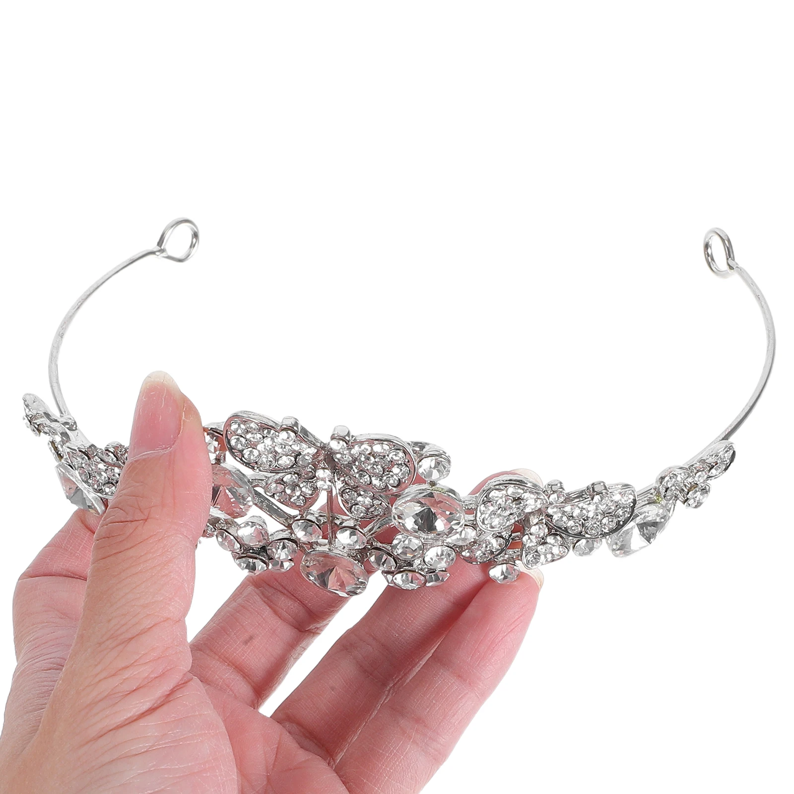 

Crystal Crown Tiara Crowns and Tiaras Women Silver Wedding Accessories for Brides