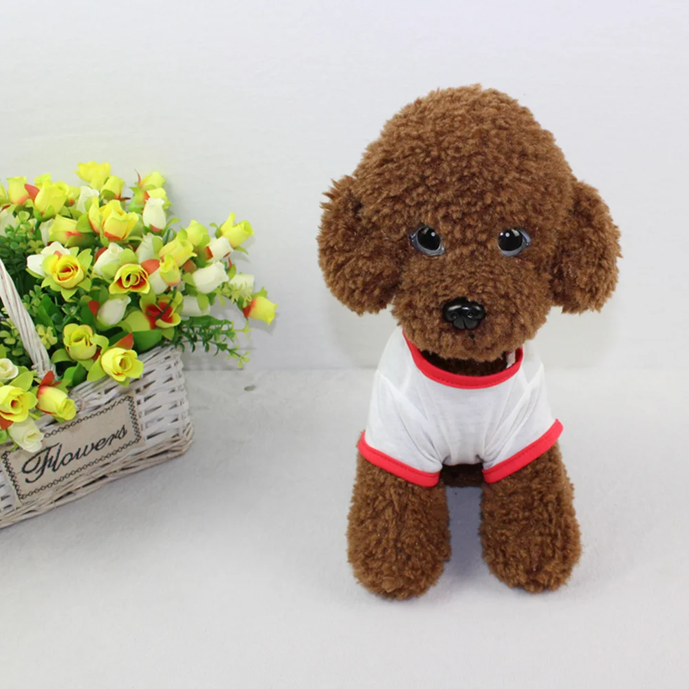 

Dog Clothes Christmas Shirt Size M Adorable Snowman Pattern Pet Party Clothes Holiday Costume Pet Shirt Party Dog Cloth