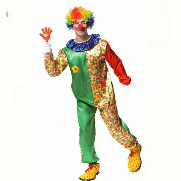 

Взрослый Хэллоуин Клоун Ролевой Планг Косплей Костюм Забавный Клоун Сценический Костюм Одежда Для Выступлений Этническая Женская Моя