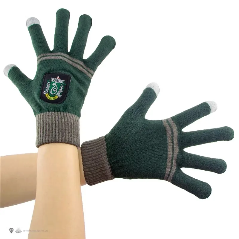 Harries Magician Boy Gloves Potters Magic School Slytherin Hogwarts Ravenclaw Gryffindor Gloves Children\'s Christmas Present