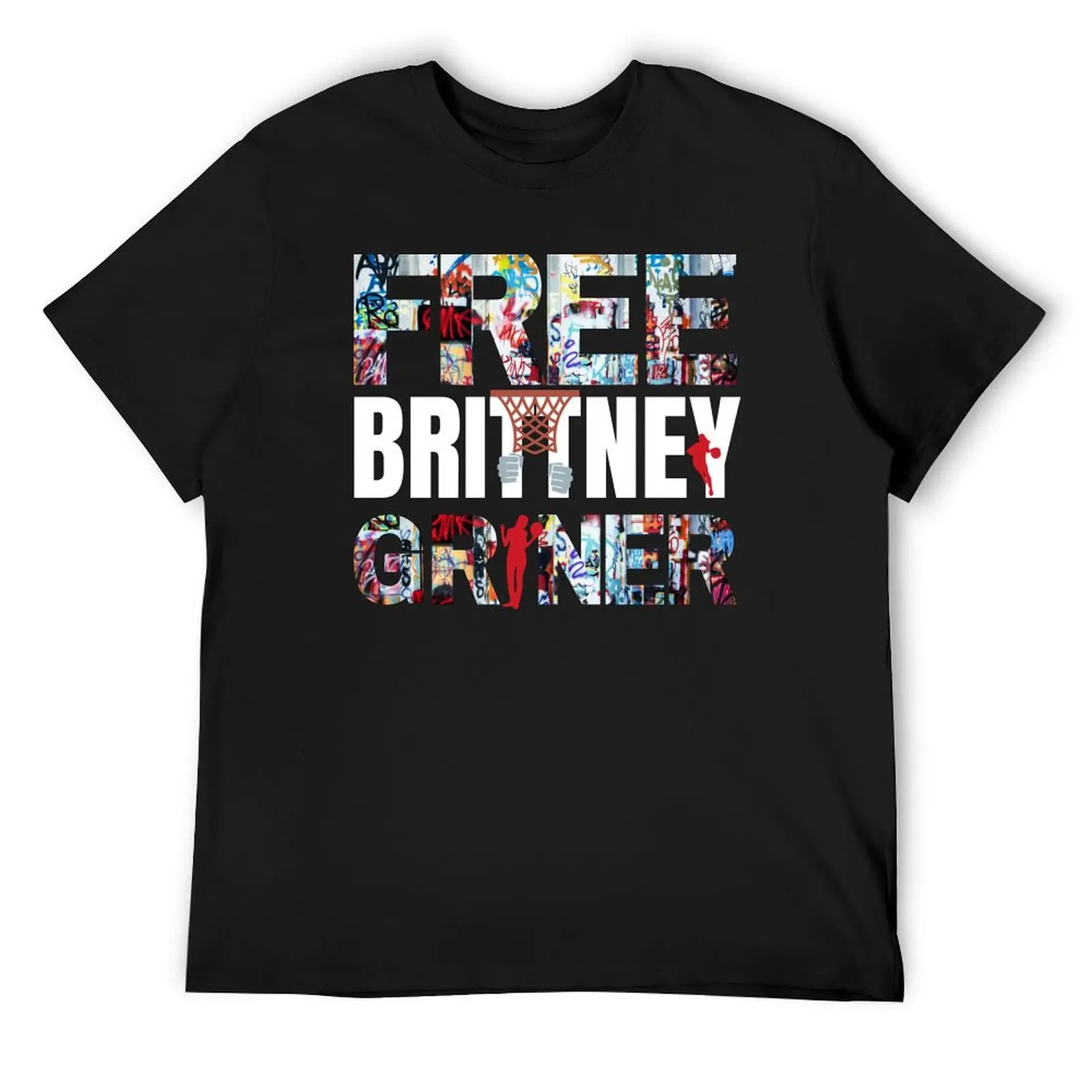 

Free Brittney Griner T-Shirt oversized oversized graphic tee vintage t shirts black t-shirts for men