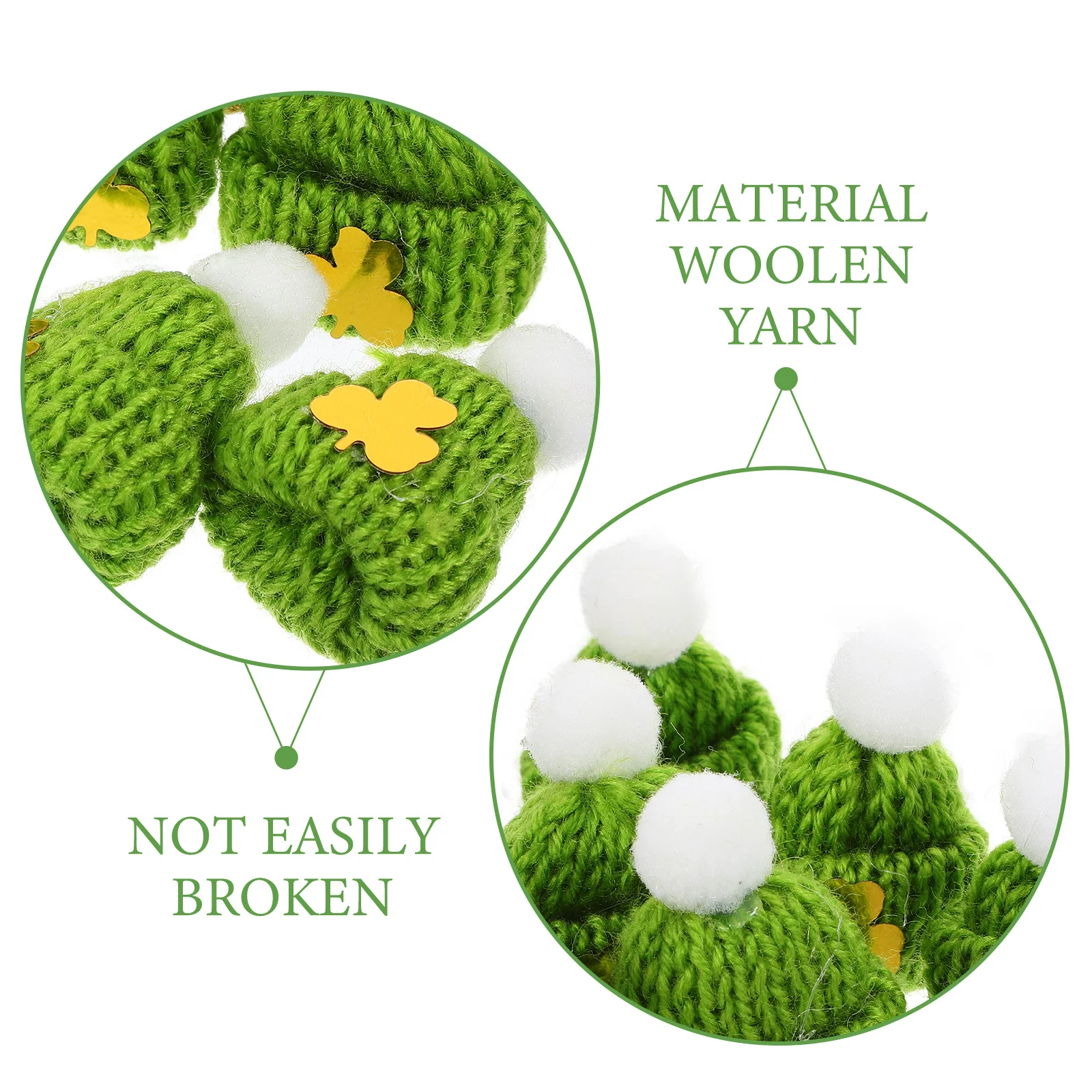 

5pcs 5 Count Mini Hat for Crafts Decorative Knitted Hats Holiday Knitting Decorating Supplies Ornaments Making