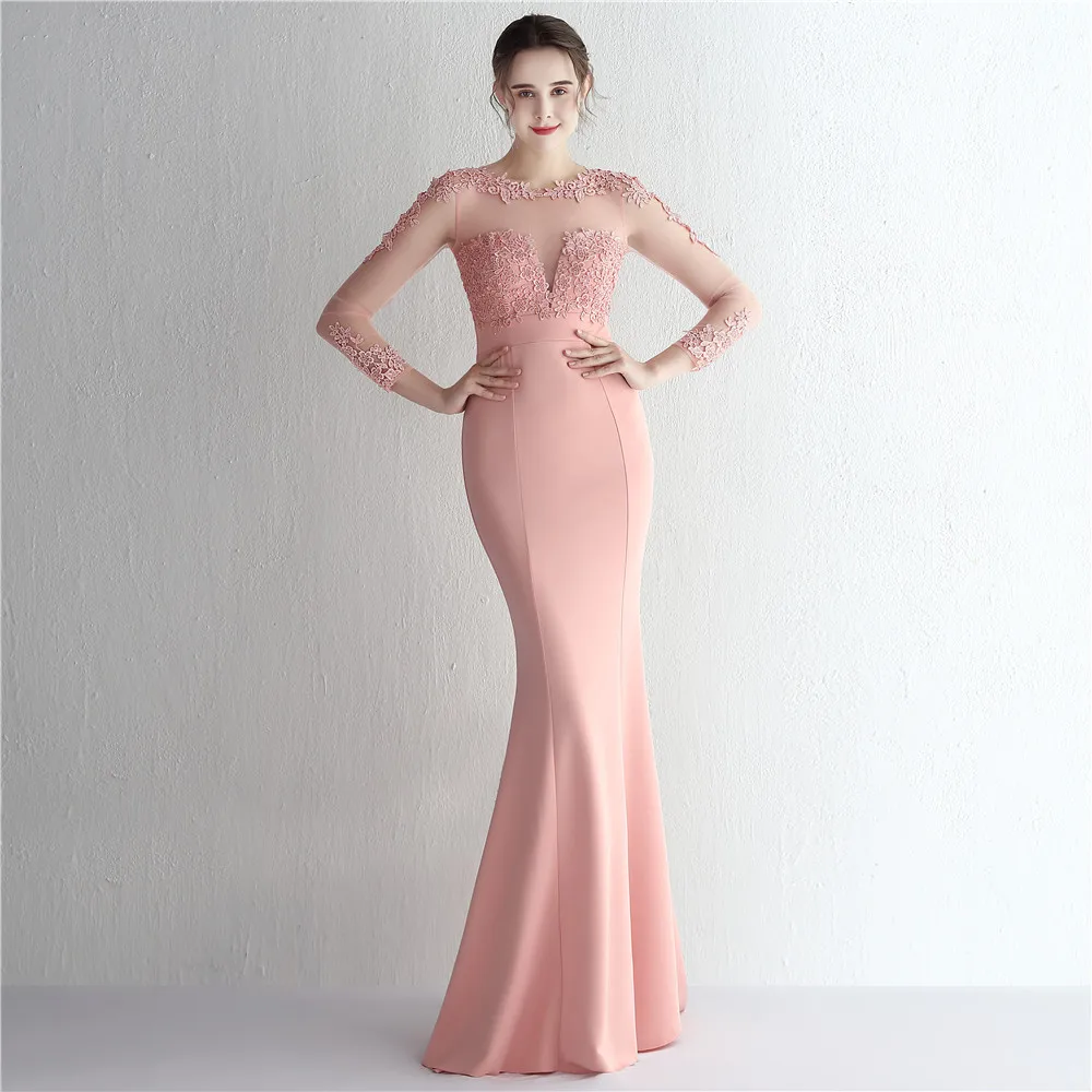 Volledige Mouwen Mermaid Avondjurk Glitter Pailletten Ruches Tulle Prom Gown Een Schouder Lange Pageant Gast Party Robe De Mariee