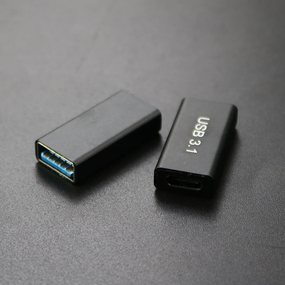 1 sztuk typu C Adapter żeńskie do USB3.0 żeński konwerter przenośny USB C Adapter do ładowarki typu C kabel przedłużający do Tablet z funkcją