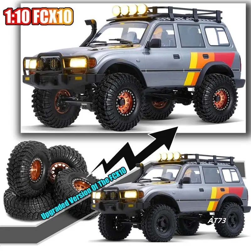 4PCS 1.9 Metal Beadlock Tires Claw Mud Terrain Wheel Tires For FCX10 Axial SCX10 Pro SCX10 UTB18 TRX4