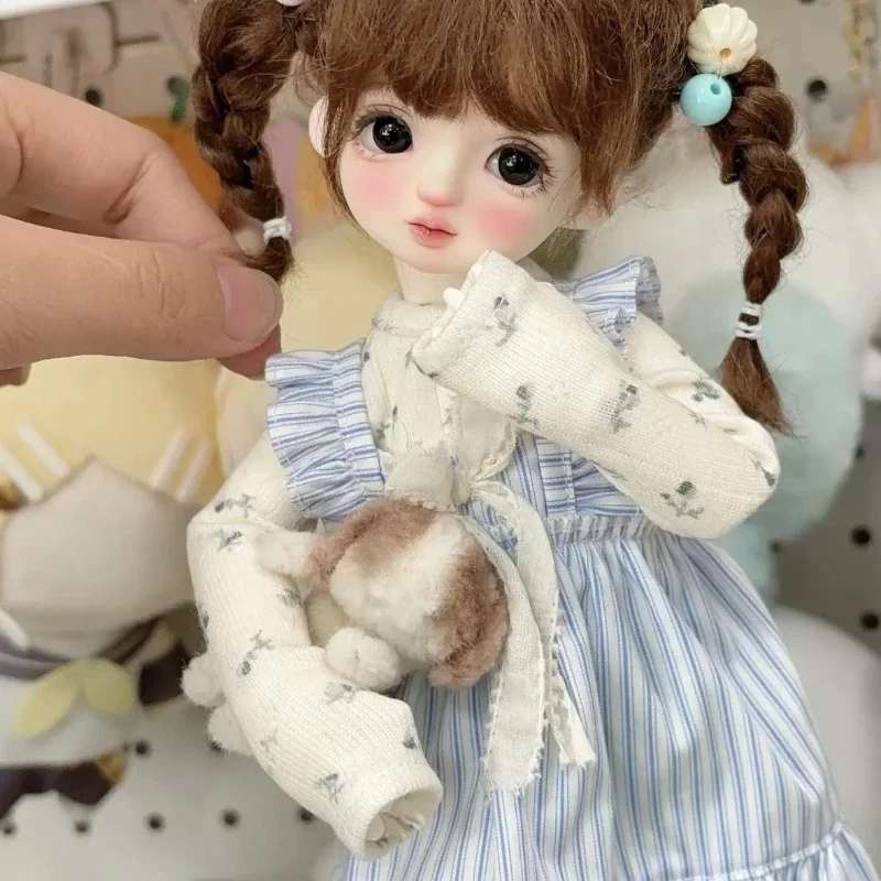 1/6 Doll's Clothes Suit for 30cm Bjd Doll  Long Sleeved+long Pants Girl Toys Dress Up Play House Lovely Doll Accessories,No Doll