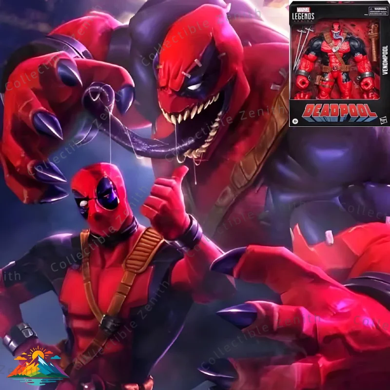

【IN STOCK】Hasbro Marvel Legends Venompool (Deadpool x Venom Hybrid) Action Figure
