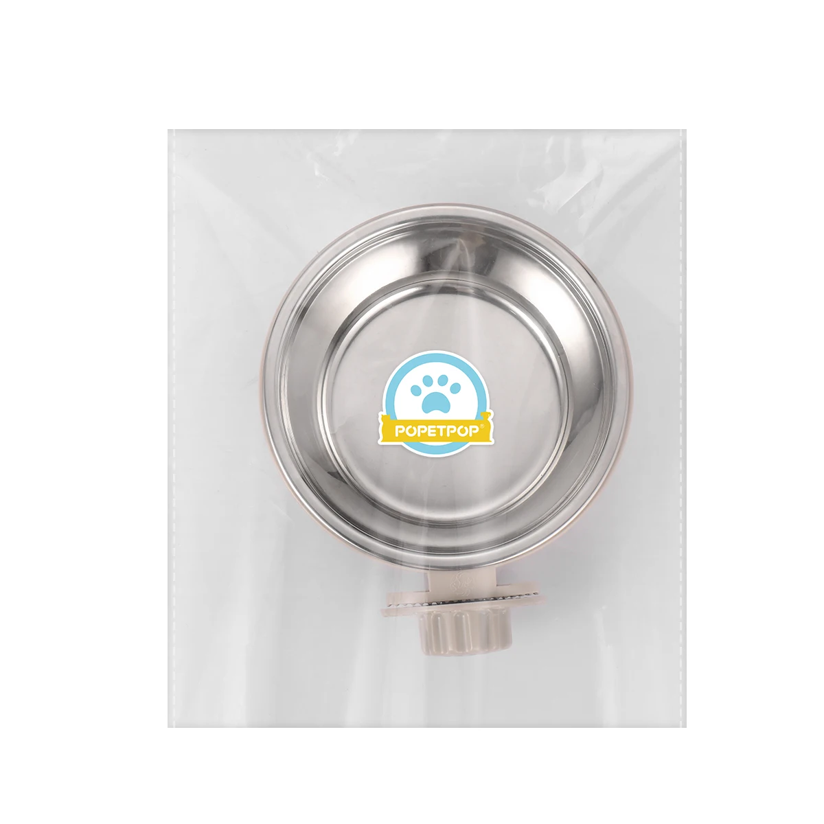 

Double Layer Stainless Steel Feeder Easy Clean Removable Hanging Cage for Cat Dog Supplies Lightweight Durable Feeding Water