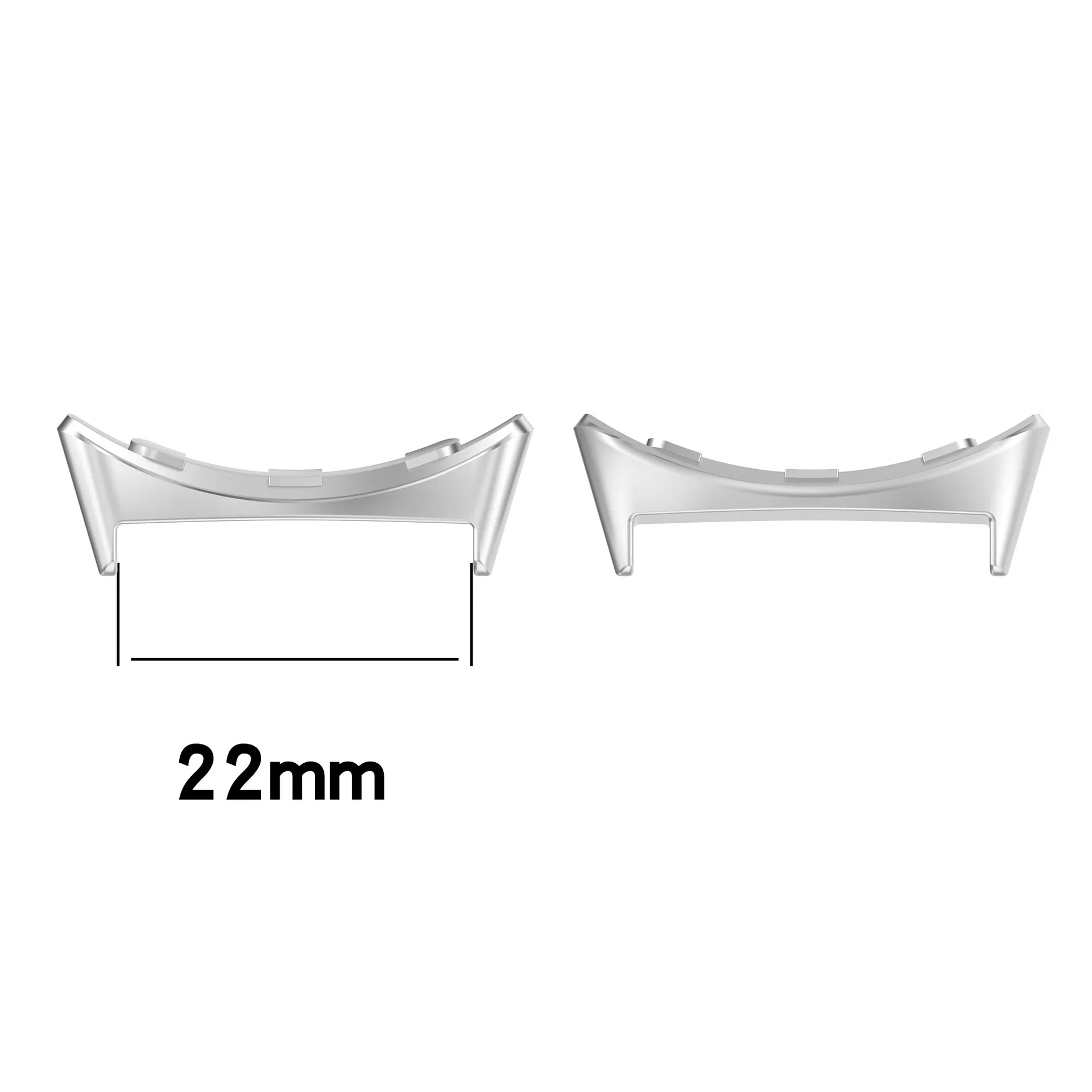 2pcs Watch Strap Connector Adapter For Google Pixel Watch 3 41mm 45mm Accessories Metal Smartwatch Adapters Replacement image 3