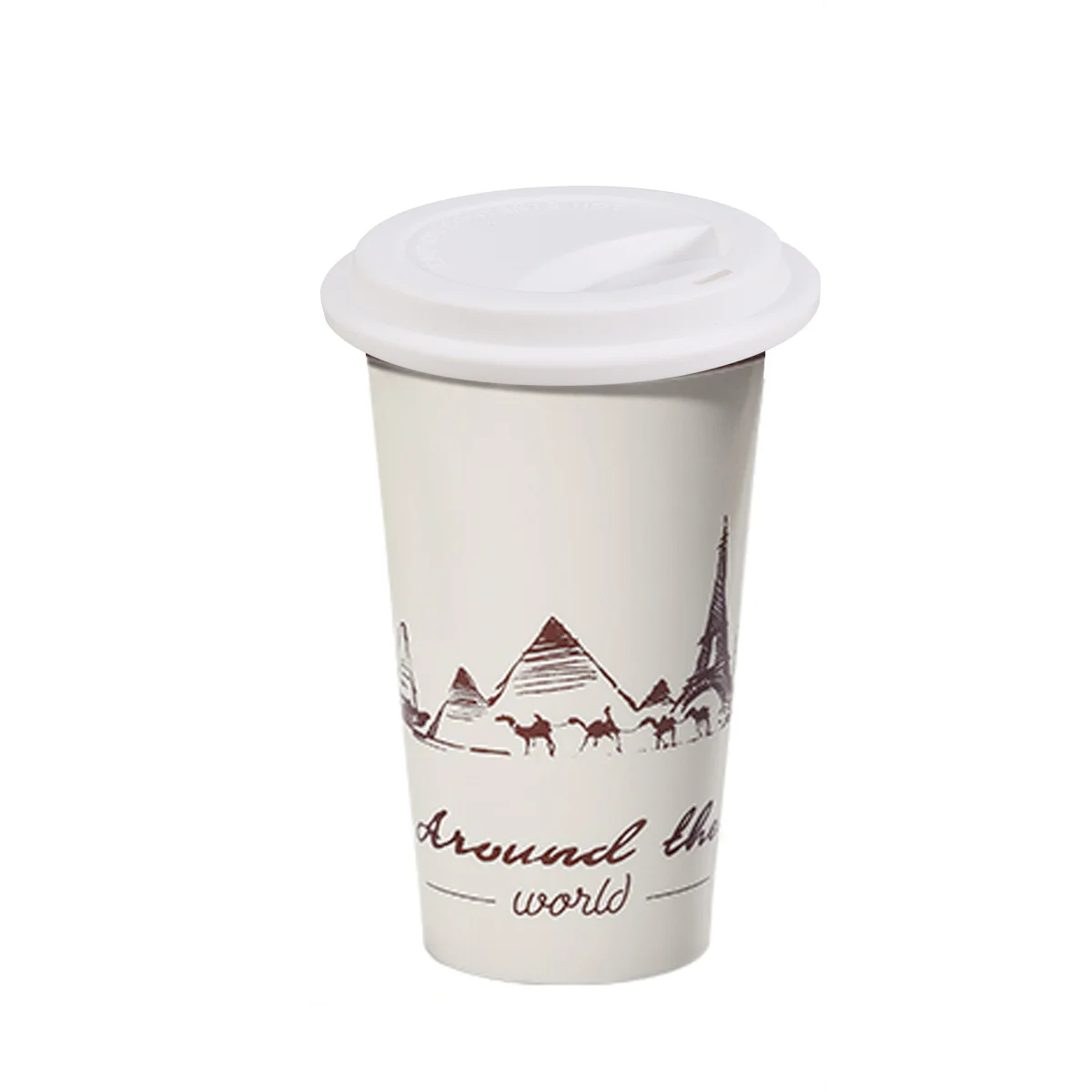 

4Pcs Silicone Coffee Cup Lids Reusable Spill Proof Drink Covers Colorful Silicone Lid for Outdoor Travel Ceramic Glass Cups