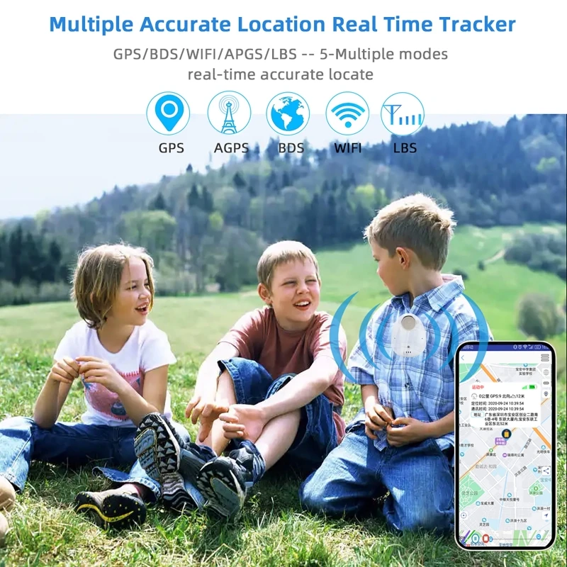 GPS Locator Children Elderly and Personal Anti-lost device 4G Tracker SOS Alarm Two-way Communication Locator