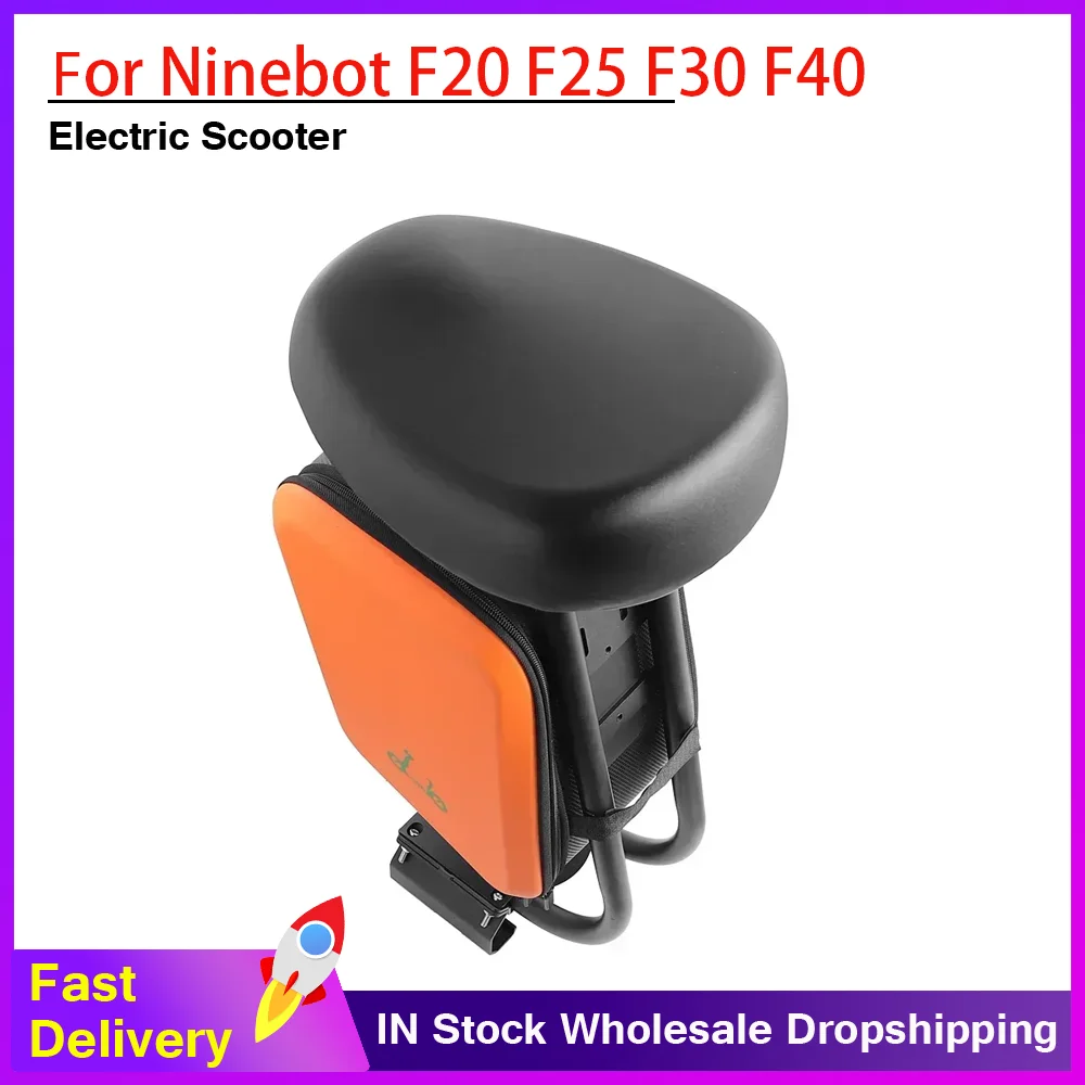 

Comfortable Soft Seat With Bag for Ninebot F20 F25 F30 F40 Electric Scooter Multifunctional Shock Absorbing Seat