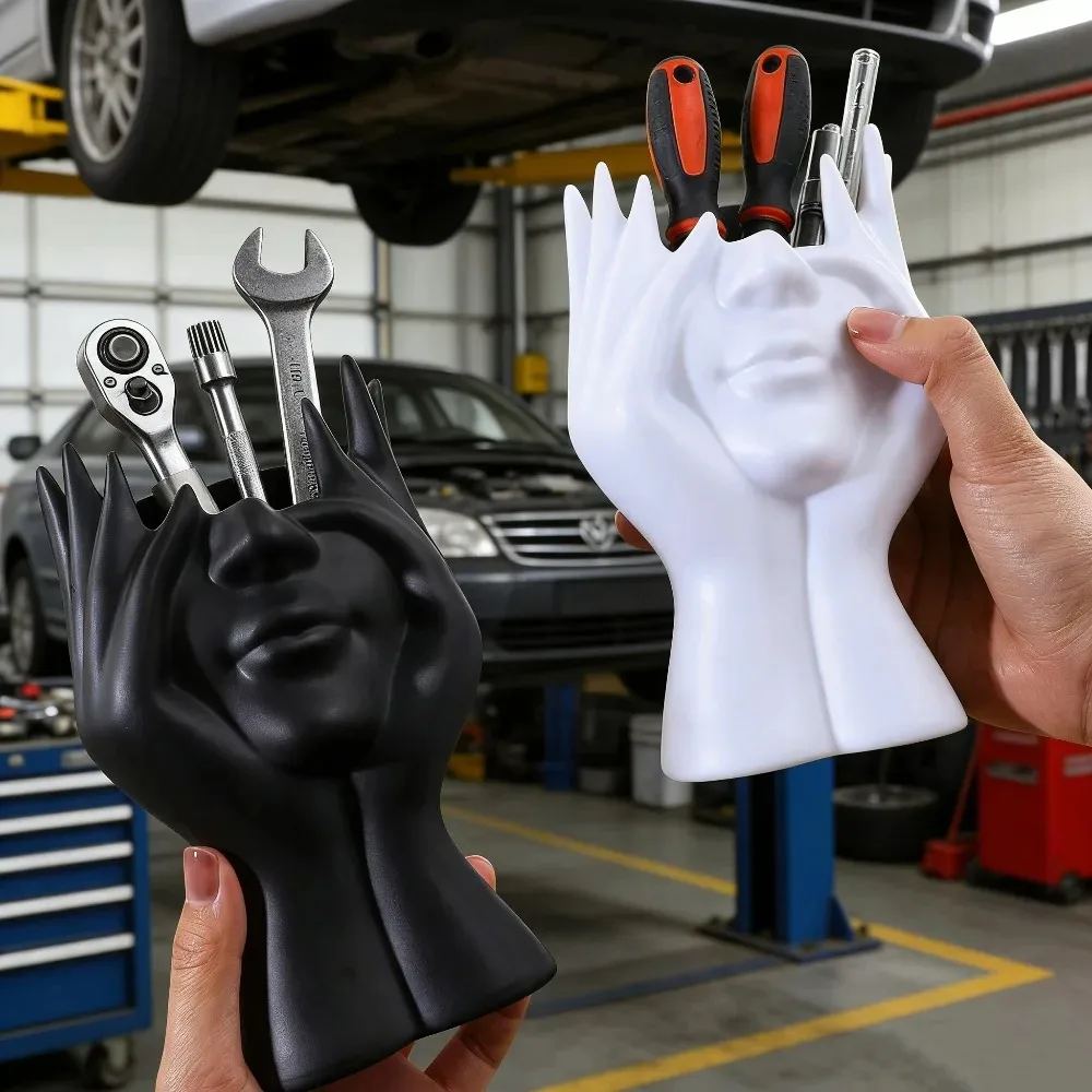 

Органайзер для инструментов для ремонта автомобилей, контейнер для мелочей, подставка для кистей для макияжа, декор для рабочего стола, аксессуар для офиса