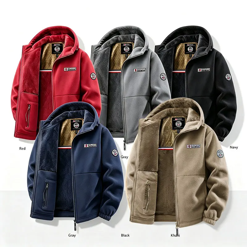 Men's Autumn and Winter Outdoor Hooded Jacket, Suitable for Daily Wear at Home, for Travel, Parties, Commuting, Outdoor Fashion