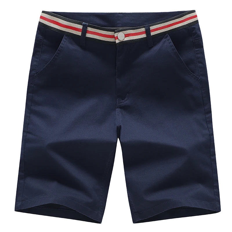 

Men's Cotton Business Casual Work Shorts Solid Color Elastic Five Quarter Dress Pants Breathable Workwear Shorts Men Clothing