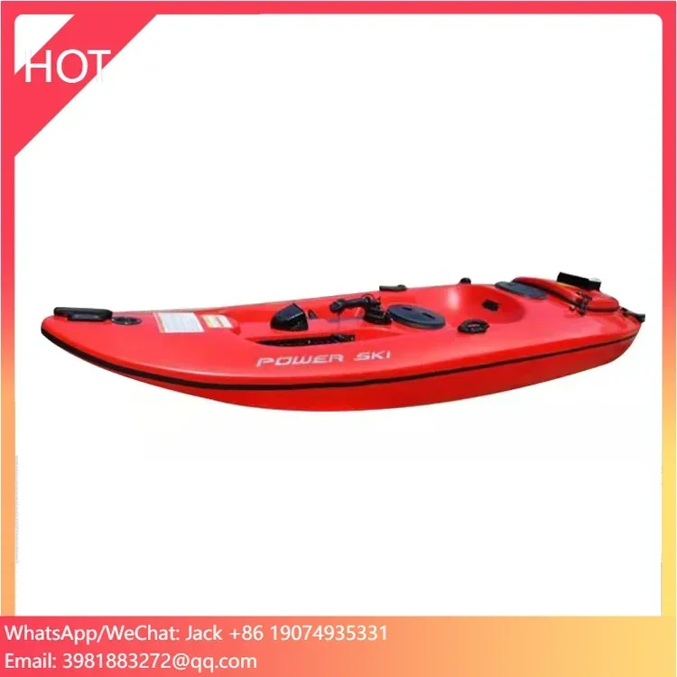 New In 2024 Hison 4 Stroke Jet Engine Powered Kayak Kayak Fiberglass Kayak Fishing Foot Pedal Single