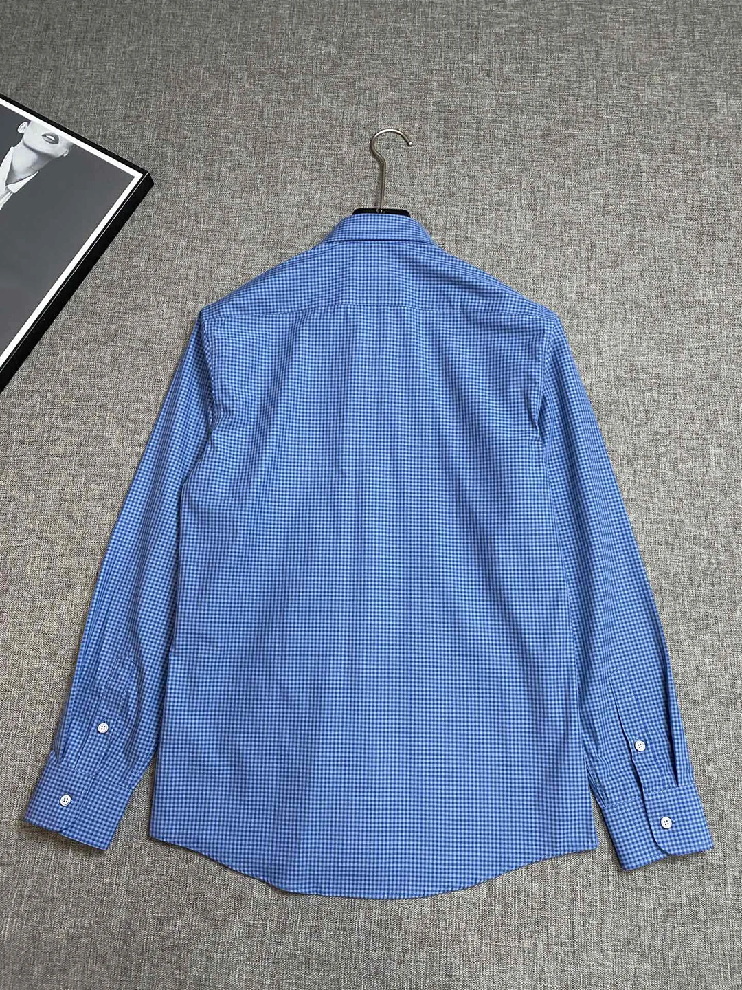 BLLIYOSS Shirt cotton men 2024 new Business Casual comfort Breathable high-quality Long sleeve shirt Classic Lattice Old Money