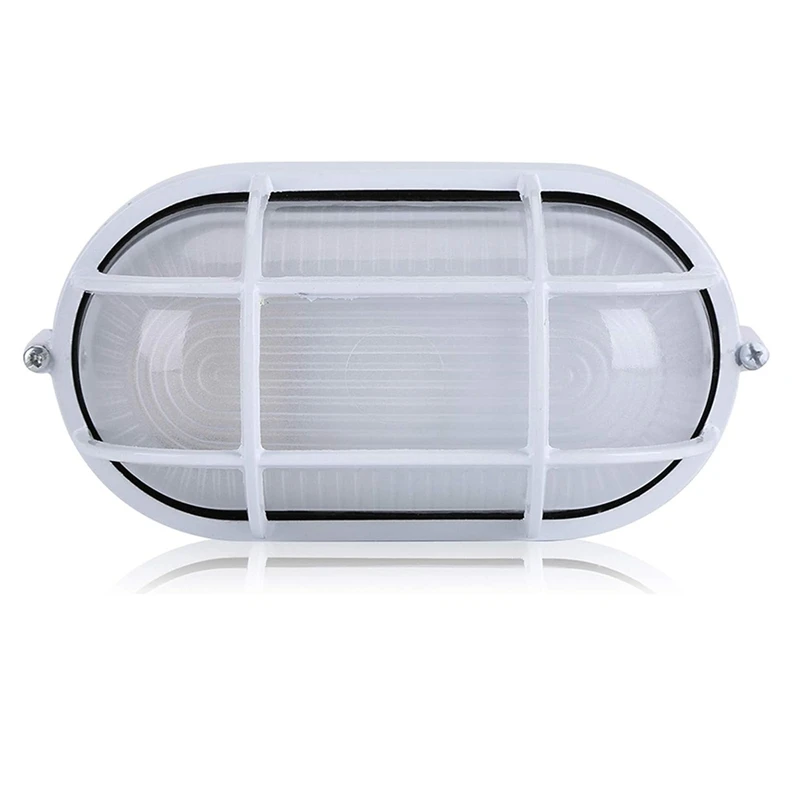 High Bright In Ground Outdoor Oval Round Proof Sauna Steam Room For Stair Patio Garden Floor(Excluding Light Bulbs)