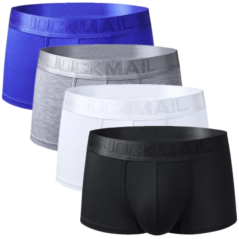 4PCS/Lot Underwear Men Boxer Men\'s Underpants Shorts Man Panties Boxershorts Boxer Hombre Ropa Interior Hombre Modal Breathable