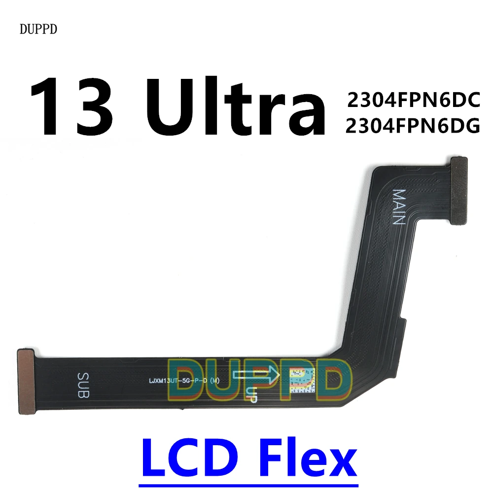 USB Charging Port Mic Microphone Dock Connector Board For Xiaomi Mi 13 Ultra 13Ultra LCD Mainboard Main Flex Cable