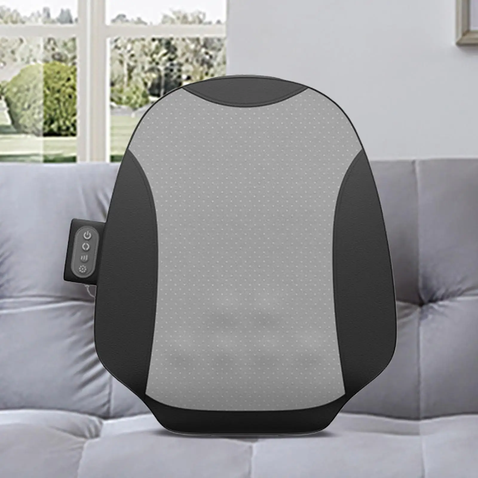 

Массажер для поясницы с подогревом, глубокий 3D-массаж, подушка для массажа спины, шеи, плеч, ног, для автомобиля, дома, офиса, путешествий