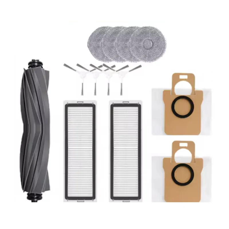 AT51-13PCS ل Xiaomi X20 + X20 Plus مكنسة كهربائية استبدال أجزاء فرشاة تصفية كيس لجميع الغبار ممسحة القماش ومجموعة غطاء الفرشاة الرئيسية #6