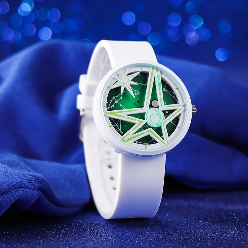 CASIMA Coppia Orologi Orologio sportivo, Movimento al quarzo, Orologio da studente Orologio Jelly Impermeabile, Modello CS2161-1044