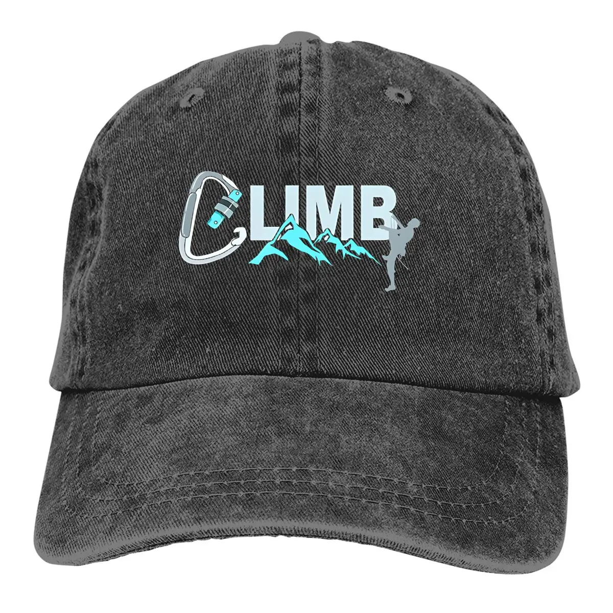 

Climbing Chalk Baseball Caps Peaked Cap Mountain Climber Sun Shade Cowboy Hats for Men Trucker Dad Hat