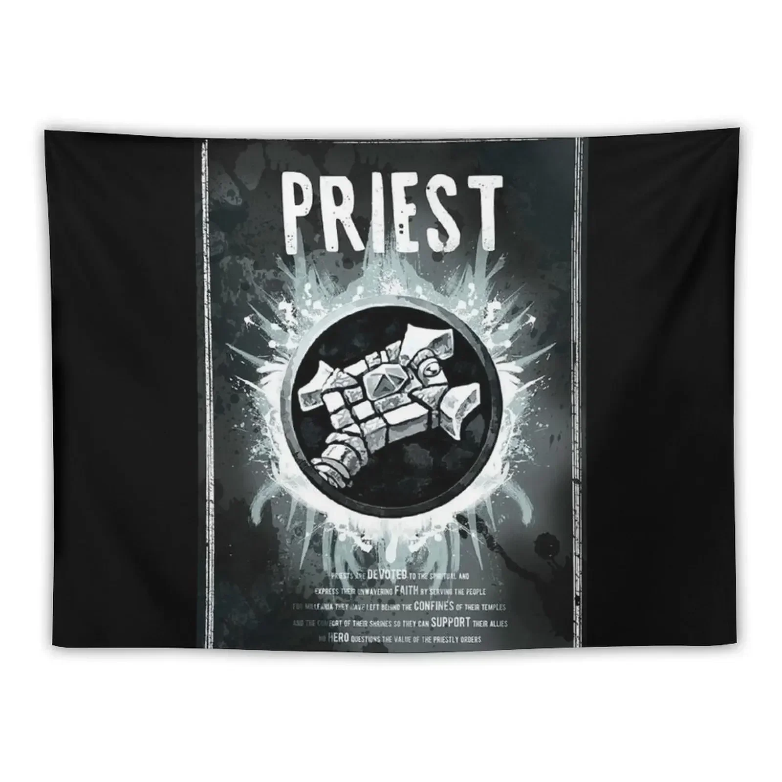 

Priest Tapestry For Bedroom Anime Decor Tapestry