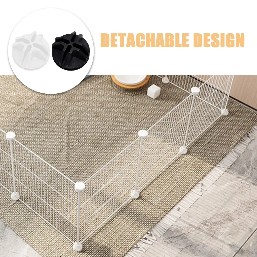 

30 Pcs Animal Cages Plastic Mesh Connector Dog Playpen Connectors Piece Rabbit Baby
