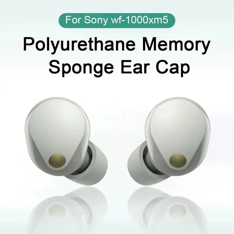 Earplug Replacement for Sony WF-1000XM5 Replacement Memory Foam Ear Tips Anti Slip Cushion Earbuds for Sony WF 1000XM5 Ear Plug