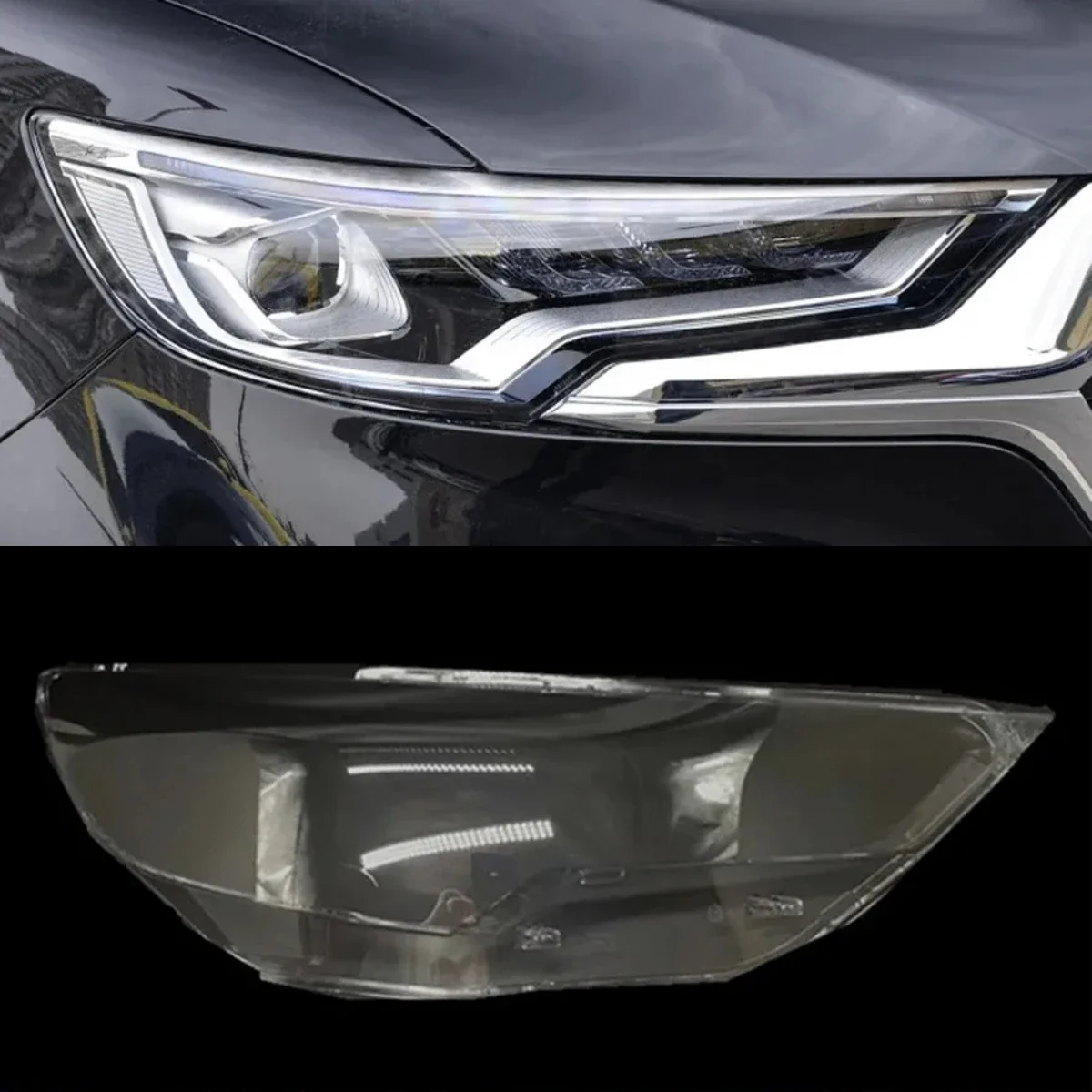 

For Hong Qi HS5 Headlight Cover Shade Transparent Mask Headlamp Shell Lens Plexiglass Replace The Original Lampshade 2019