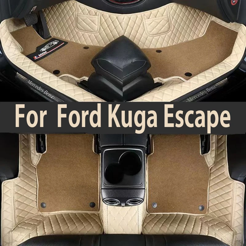 Car Floor Mats For Ford Kuga Escape Facelift 2018 2017 2016 2015 2014 2013 Rugs Dash Mats Auto Interior Accessories Custom